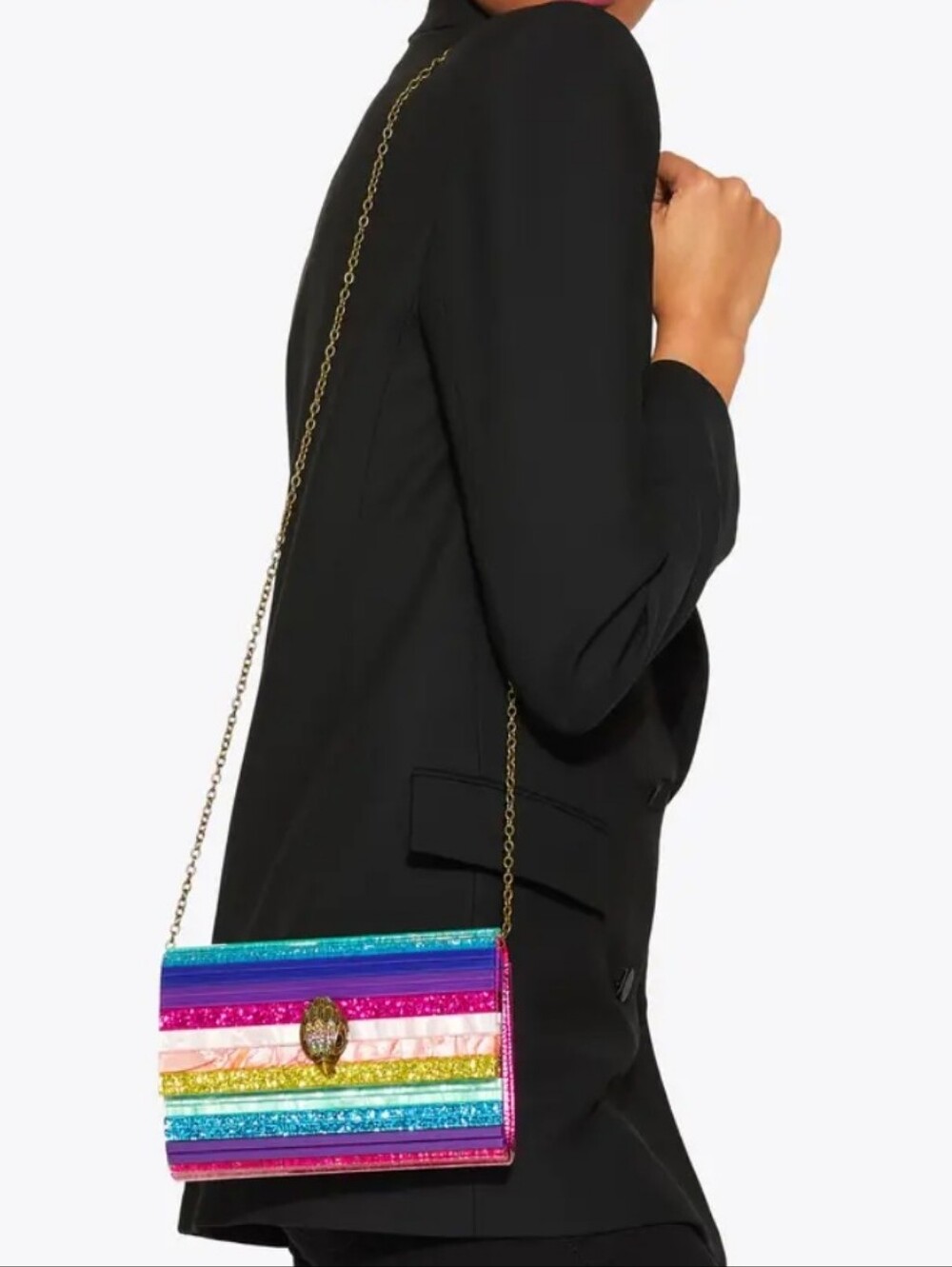 Kurt Geiger London Party Eagle Clutch Crossbody Bag BRAND NEW - Picture 15 of 16